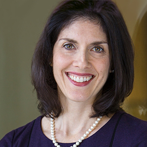 Woman smiling for headshot