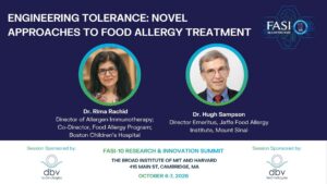 FASI-10: Engineering Tolerance: Novel Approaches to Food Allergy Treatment